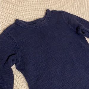 Gap navy thermal long sleeve shirt